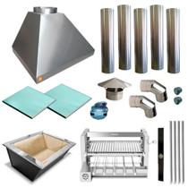 Churrasqueira Gourmet Makeer I304 5 Giratorio C/curva 2383 M