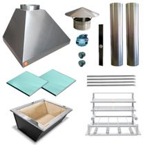 Churrasqueira Gourmet Makeer I430 2 Dutos S. Fundo 2759 P