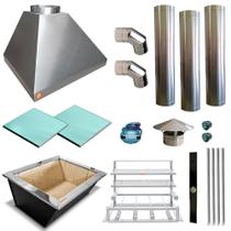 Churrasqueira Gourmet Makeer I430 3 S Fundo C/curva 2291 P