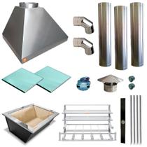 Churrasqueira Gourmet Makeer I430 3 S Fundo C/curva 2295 G