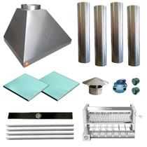 Churrasqueira Gourmet Makeer I430 4 Dutos Elevatório 2625 G