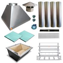 Churrasqueira Gourmet Makeer I430 4 Dutos S. Fundo 2797 M