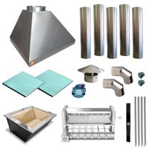 Churrasqueira Gourmet Makeer Inox 430 5 Elevatório Com Curva 2373 G