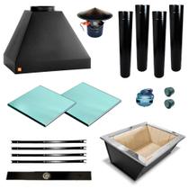 Churrasqueira Gourmet Makeer Preta 4 Dutos 2711 P