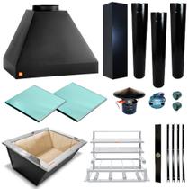 Churrasqueira Gourmet Maker Preta 3 S. Fundo C/ Capa 2135 P