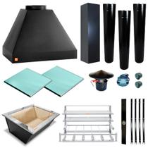 Churrasqueira Gourmet Maker Preta 3 S. Fundo C/ Capa 2139 G