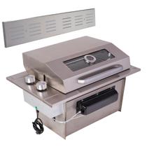 Churrasqueira Grill a Gás com Tampa e Veneziana Magnus Gás Natural Titan