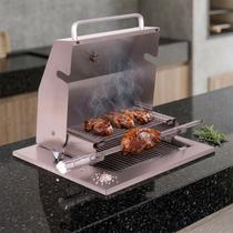 Churrasqueira Grill a Gás de Embutir com Tampa Diamond Little Gás Natural Titan