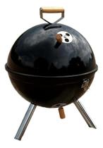 Churrasqueira Grill Bafo Com Tampa Preta Esmaltada
