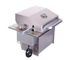 Churrasqueira Grill de Embutir Little C/ Tampa Titan Gás Natural