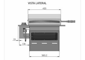 Churrasqueira Grill Diamond Premium Titan + Veneziana Glp