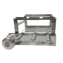 Churrasqueira Grill Giratório 3 Espetos 220v Inox