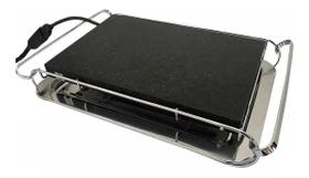 Churrasqueira grill pedra granito eletrotermica stone ônix fergus 220v
