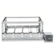 Churrasqueira Grill Rotativa The Grill Inox - 5 Espetos Giratórios