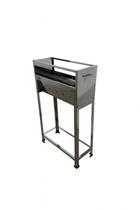 Churrasqueira Inox 60x24x100cm - Metal Prime