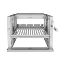 Churrasqueira Inox com Grelha Elevatória para 4 Espetos - Elevagrill 585