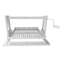 Churrasqueira Inox com Grelha Elevatória para 5 Espetos - Eleva Lite 705 - A3 Grill