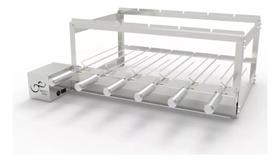 Churrasqueira Inox Gira Grill 6 Espetos Giratórios Churrasqueira Inox Gira Grill 6 Espetos Giratórios