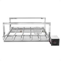 Churrasqueira Inox Giratoria Robust + 6un Espetos 1un Grelha Churrasqueira Inox Giratoria Robust + 6un Espetos 1un Grelha