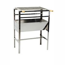 Churrasqueira inox grande c/ pe fixo Churrasqueira inox grande c/ pe fixo