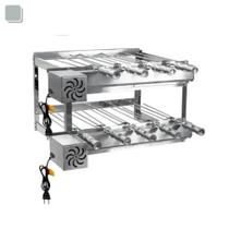 Churrasqueira Inox Grill Gira 9 Espetos Giratórios 2 Motores Churrasqueira Inox Grill Gira 9 Espetos Giratórios 2 Motores