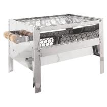 Churrasqueira Inox Mini 25 x 35 x 28 cm - ALG Churrasqueira Inox Mini 25 x 35 x 28 cm - ALG