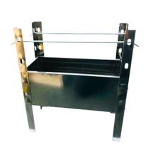 Churrasqueira Inox Mini Desmontável Camping Praia Churrasqueira Inox Mini Desmontável Camping Praia