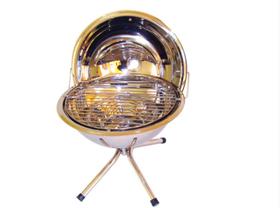 Churrasqueira Inox para Apartamento Redonda Pedestal Pequeno