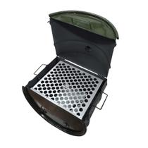 Churrasqueira Latão Carvão Média 100 Litros Verde, Tamanho: 100l