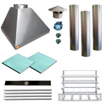 Churrasqueira Makeer I430 3 Dutos Suporte Fundo 2581 M