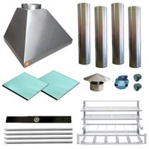 Churrasqueira Makeer I430 4 Dutos Suporte Fundo 2619 G