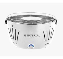 Churrasqueira Móvel Bafo Table Grill Portátil Pilha - Branca