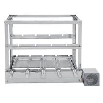 Churrasqueira Multinível Gira Grill Inox 3 Andares 5 Espetos Giratórios Churrasqueira Multinível Gira Grill Inox 3 Andares 5 Espetos Giratórios