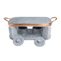 Churrasqueira Oval Rasa com Cobre em Pedra Sabão 30x20x2cm Churrasqueira Oval Rasa com Cobre em Pedra Sabão 30x20x2cm