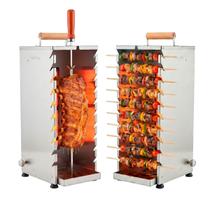 Churrasqueira para 10 Espetinhos Gás GLP Inox Portátil Titan