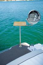 Churrasqueira para Barco Inox Redonda Pedestal Reto 1.1/4 pol
