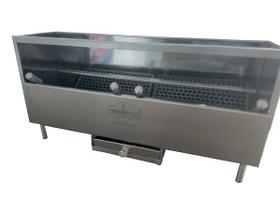 Churrasqueira para Espetinho em Inox Tecnogrill 100x28cm c/ Grelha
