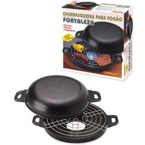 Churrasqueira para Fogão Grill Antiaderente 30 cm Fortaleza