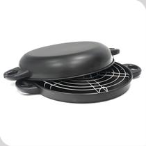 Churrasqueira para Fogão Prestige Grill Antiaderente Marcolar Churrasqueira para Fogão Prestige Grill Antiaderente Marcolar