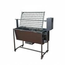 Churrasqueira Para Rolete Costeleira Inox Cap 15 Kg