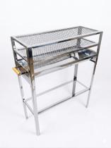Churrasqueira para Trabalhar com Espetinho toda em Aço Inox Churrasqueira para Trabalhar com Espetinho toda em Aço Inox