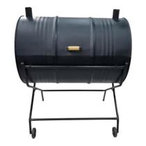 Churrasqueira Paraíso Bafo Tambor c/ Grelha Suporte 200Lt
