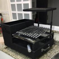 Churrasqueira Parrilla Compacta -com Acendedor Elétrico - Del Fuego Grill