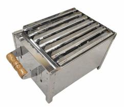 Churrasqueira Parrilla de Inox Pequena Grelha Argentina Churrasqueira Parrilla de Inox Pequena Grelha Argentina