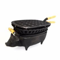 Churrasqueira Porquinho de Ferro Fundido Churrasqueira Porquinho de Ferro Fundido