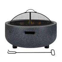 Churrasqueira Portátil 2 em 1 de Porcelana com Grelha e Tampa Protetora Ideal para Varanda e Camping Churrasqueira Portátil 2 em 1 de Porcelana com Grelha e Tampa Protetora Ideal para Varanda e Camping