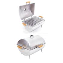 Churrasqueira Portátil a Bafo de Aluminio Fundido a carvão espetinho Churrasqueira Portátil a Bafo de Aluminio Fundido a carvão espetinho