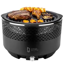 Churrasqueira Portátil A Carvão Biscuitt Steak Master Smoke & Fire USB Com Bag Churrasqueira Portátil A Carvão Biscuitt Steak Master Smoke & Fire USB Com Bag