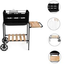 Churrasqueira Portatil A Carvao De Montar California Mor