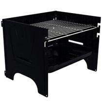 Churrasqueira Portátil à Carvão Preta Tramontina